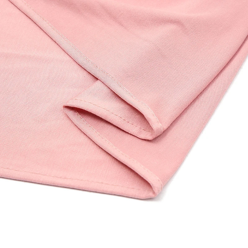 Advanced cotton inner headscarf Modal scarf womens long shawl one ring instant headscarf Muslim womens solid color headscarf headband 250322