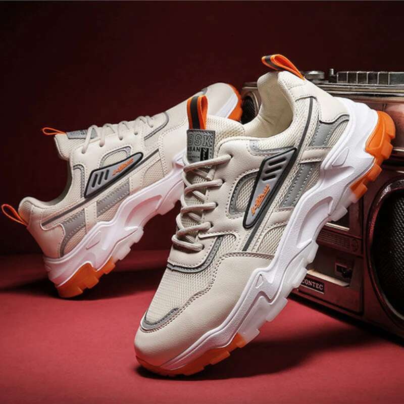 Men's Breathable Mesh Sneakers New Outdoor Anti-skid Running Men Fashion Sports Shoes