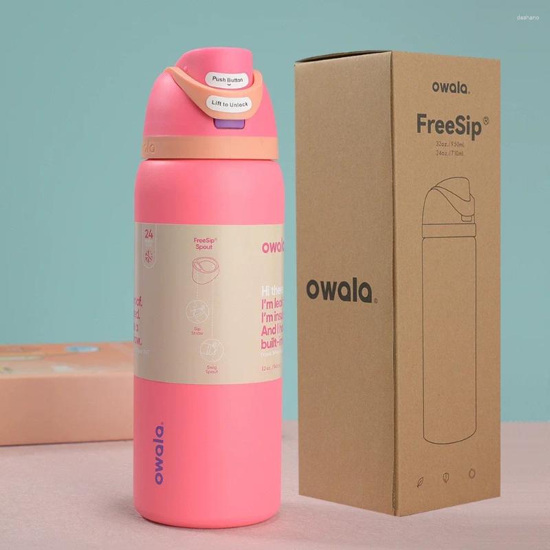 Water Bottles Insulated Stainless Steel Bottle With Straw BPA-Free Sports Thermoses Drinkware Thermo CUP