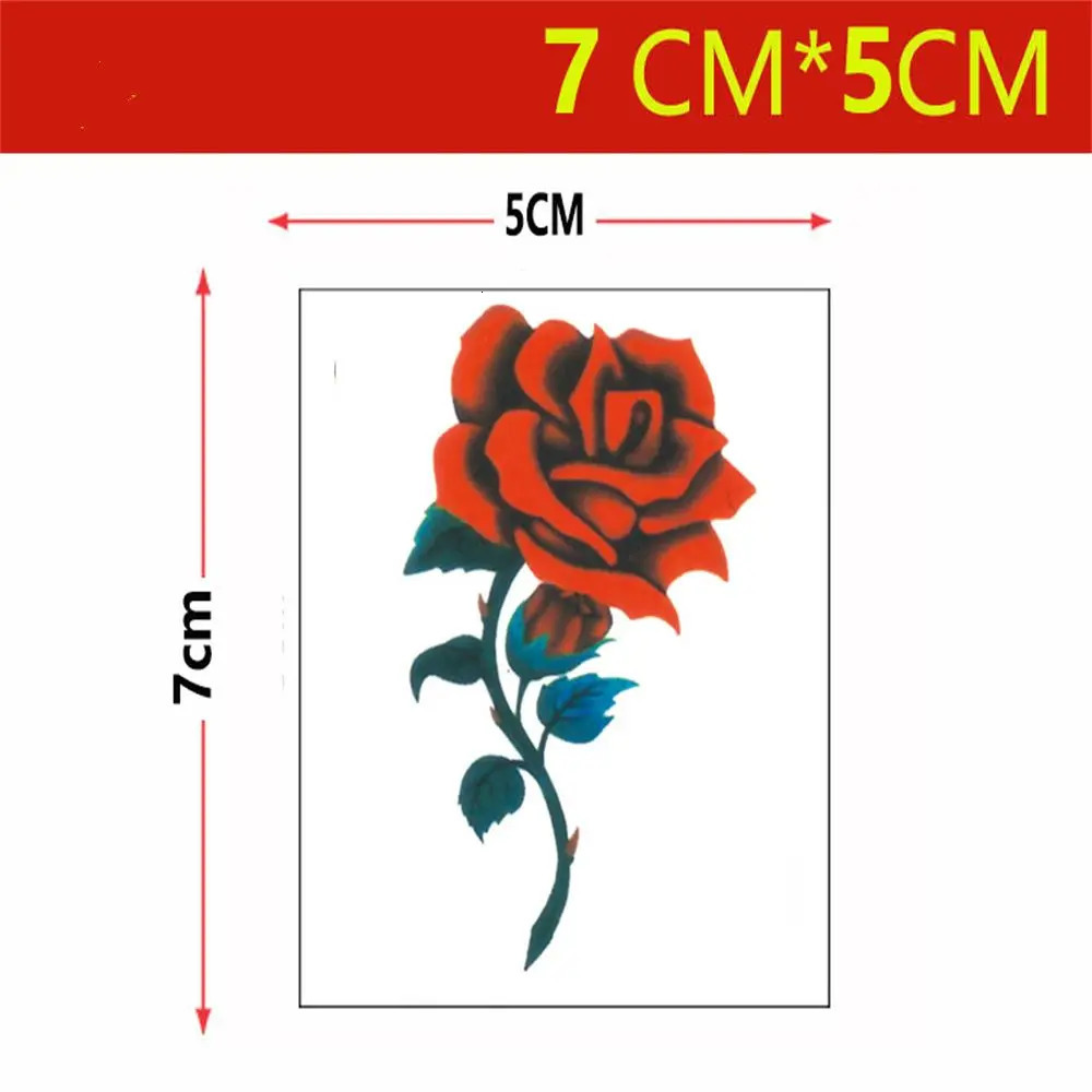 10203050Pcs Waterproof Temporary Tattoo Sticker Removable Body Art Butterfly Flower Women Men Fashion Stickers 250325