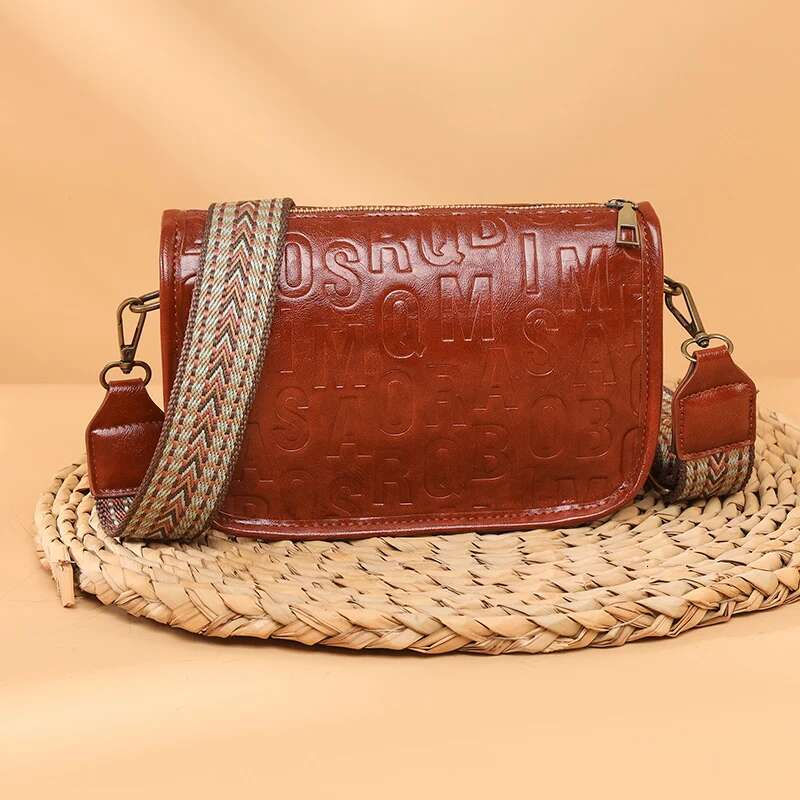 Fashion Letter Messenger For Women High Quality PU Leather Ladies Handbag Crossbody Shoulder Bag Female Purse Sacs