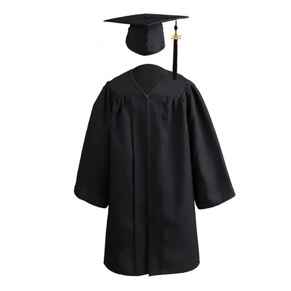 Childrens Graduate School Dress Boys and Girls Hat Set Preschool Kindergarten 250326