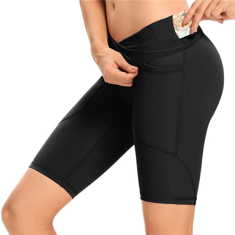 Women Yoga Pants New Solid High Waist Yoga Shorts Safety Women S Pants Underpants YJ