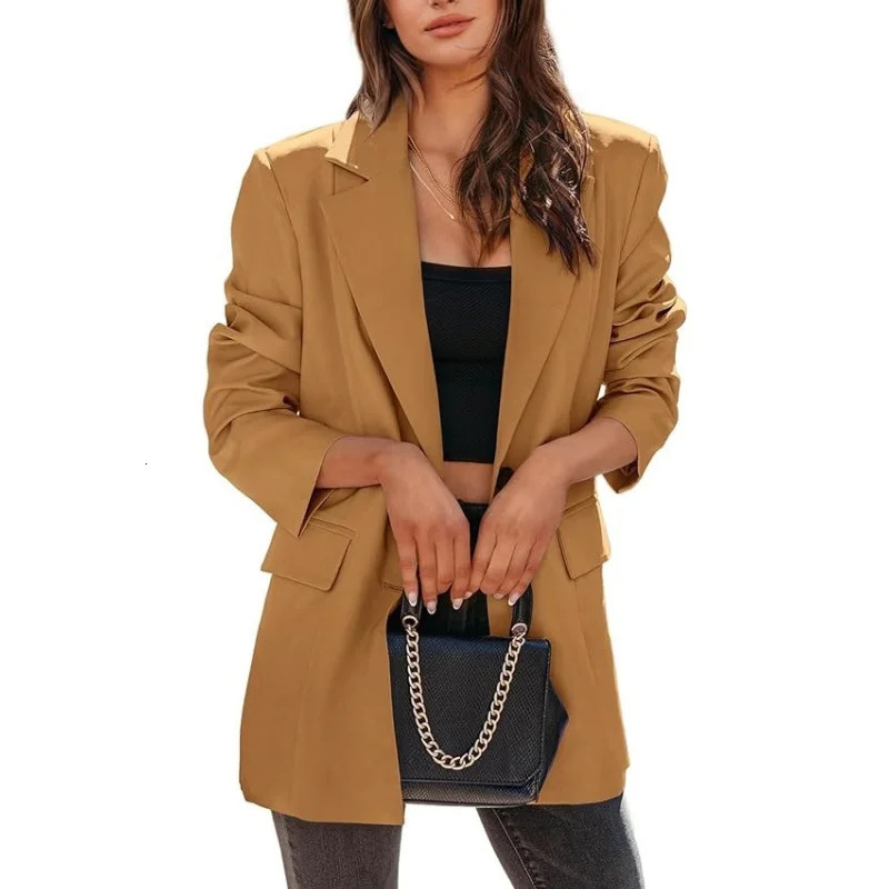 comer Womens Jacket Spring Rolling Up Cuffs Coat Lining Thin Clothing 250326