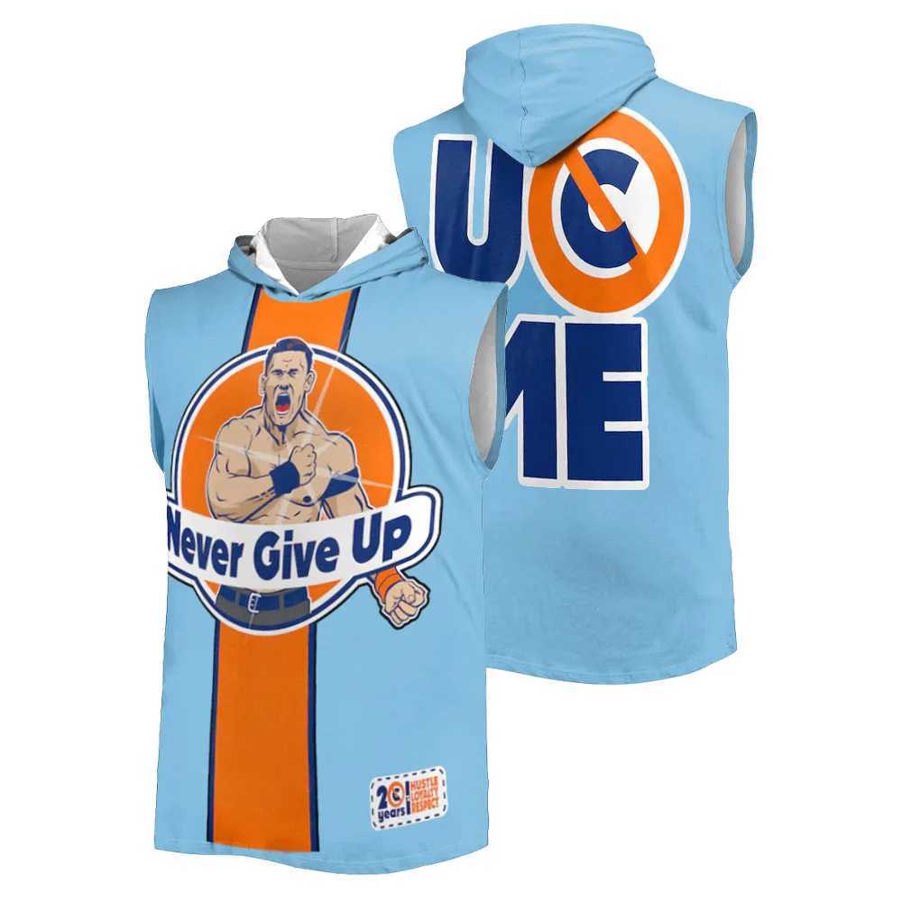 Mens Light Blue John Cena Farewell Tour 2025 Toronto Tank Top New Boxing Exhibition Outdoor Hoodie Mens Top X250327