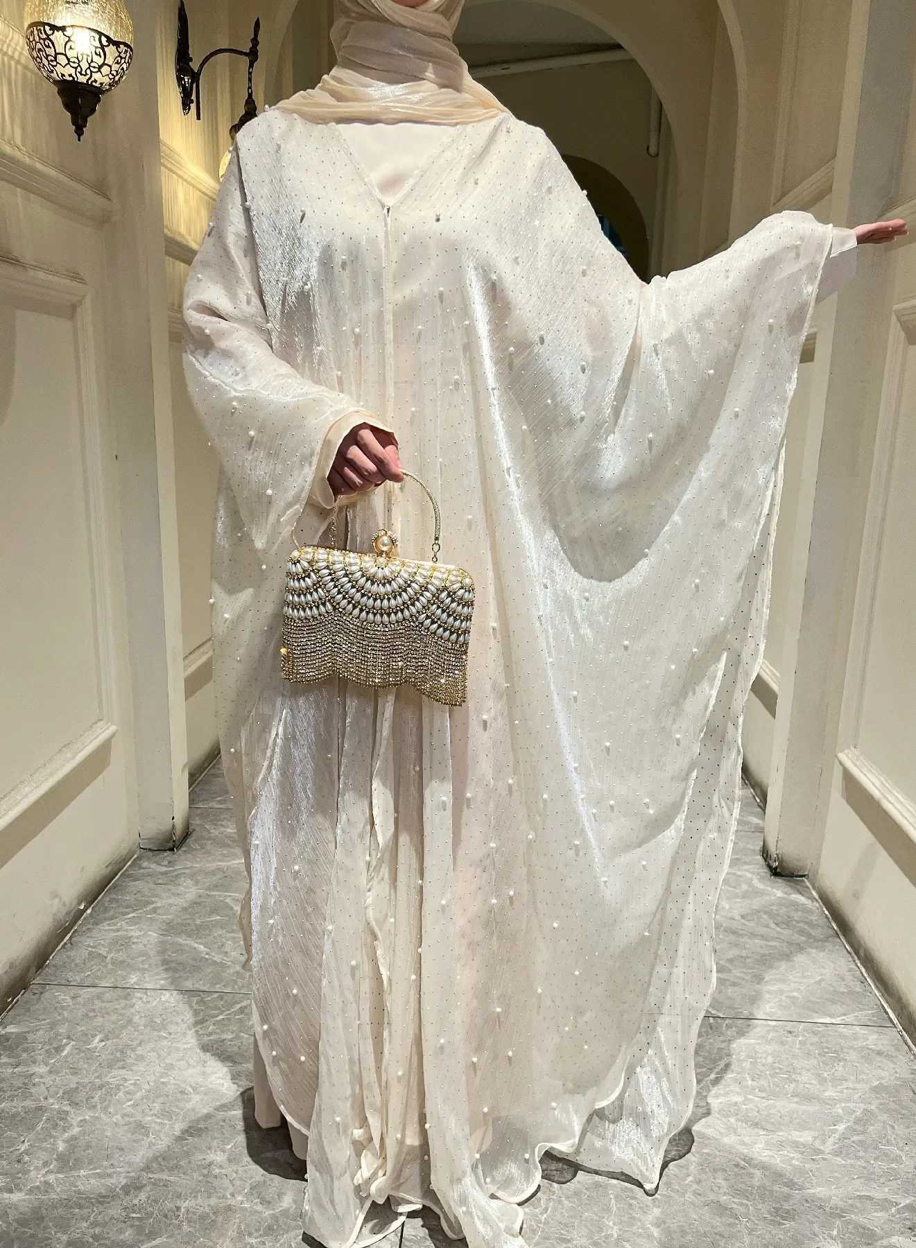 Starlight Abaya Shining Abaya two-piece set Abaya cardigan and bottom outfit X250327