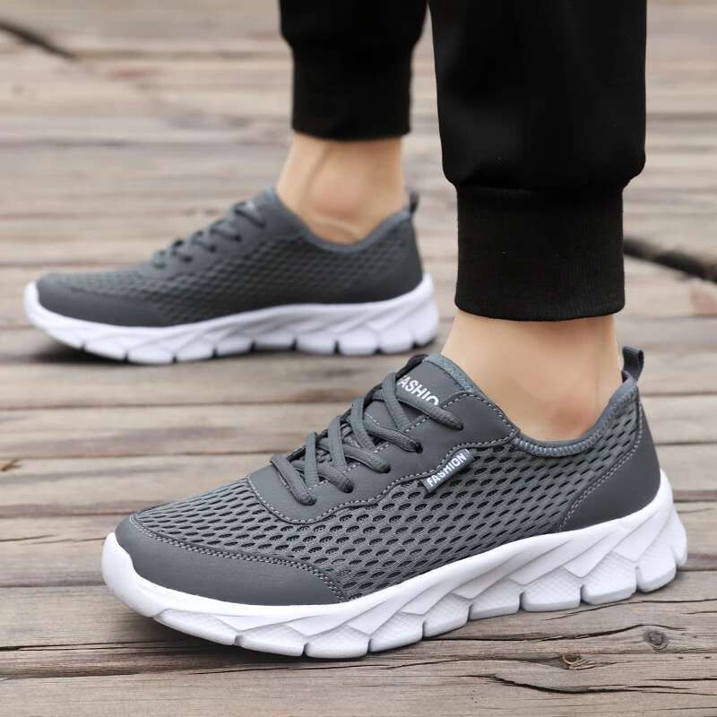 Summer Sneakers Fashion Breathable Casual Flat Outdoor Non-Slip Walking Men Shoes Tennis atos Hombres
