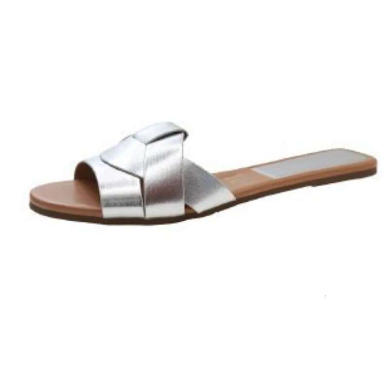 2025 Summer New Women's Flat Shoes with Comfortable Casual Designer Fashion Bottom Slippers Women's Shoes