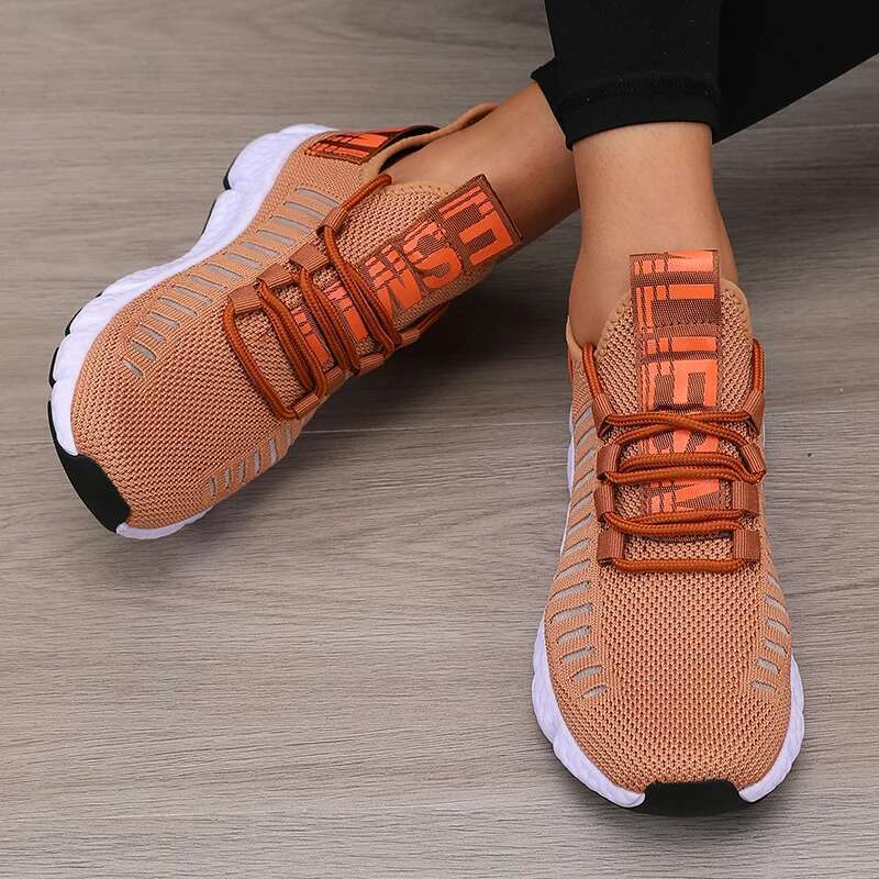 Women's Platform Sports with Fashionable Trendy Design Breathable Comfortable Outdoor Hiking Walking Casual Shoes