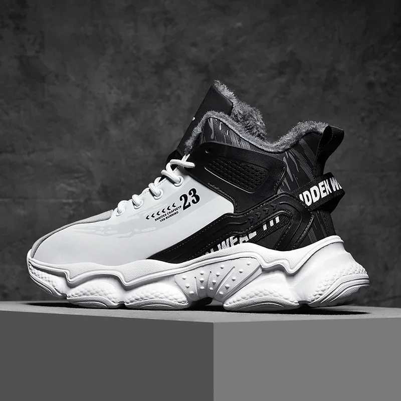men boots 2024 New Winter Slippers Warm Men Shoes Waterproof Non-Slip Plush Sneakers M tenis shoes Boots Men Sneakers Winter Z250326