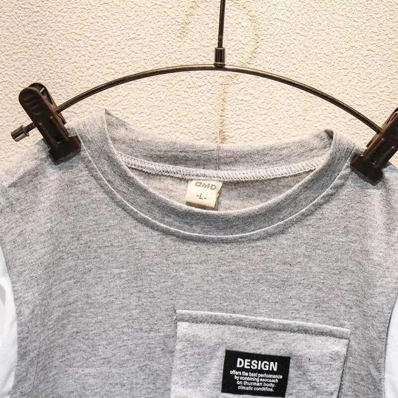Childrens Summer Set New Fashion Childrens Baby Handsome Short Sleeve Top 2-piece Set Boys Casual Clothing SetT250327