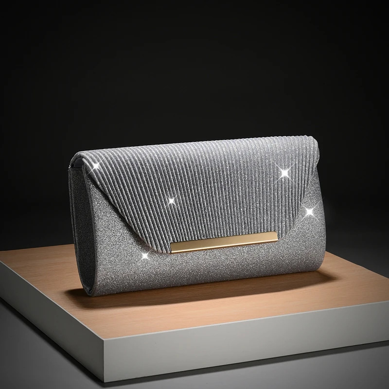 y envelope night club bag shiny grain d texture long hard shoulder wedding handbag 250326
