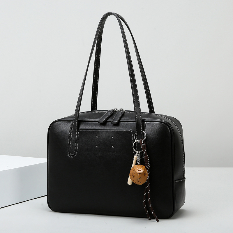 Shoulder Autumn Winter Fashion, Large Capacity Tote Bag, Simple And High-End Feeling, Bowling Bag For Women