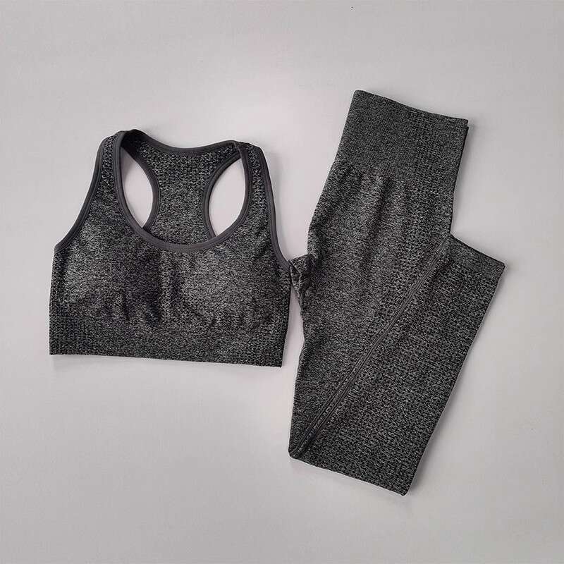 Women Yoga Pants Seamless Set For Women Two Piece Bra And Pants Quick Drying Fitness Set Yoga Suit