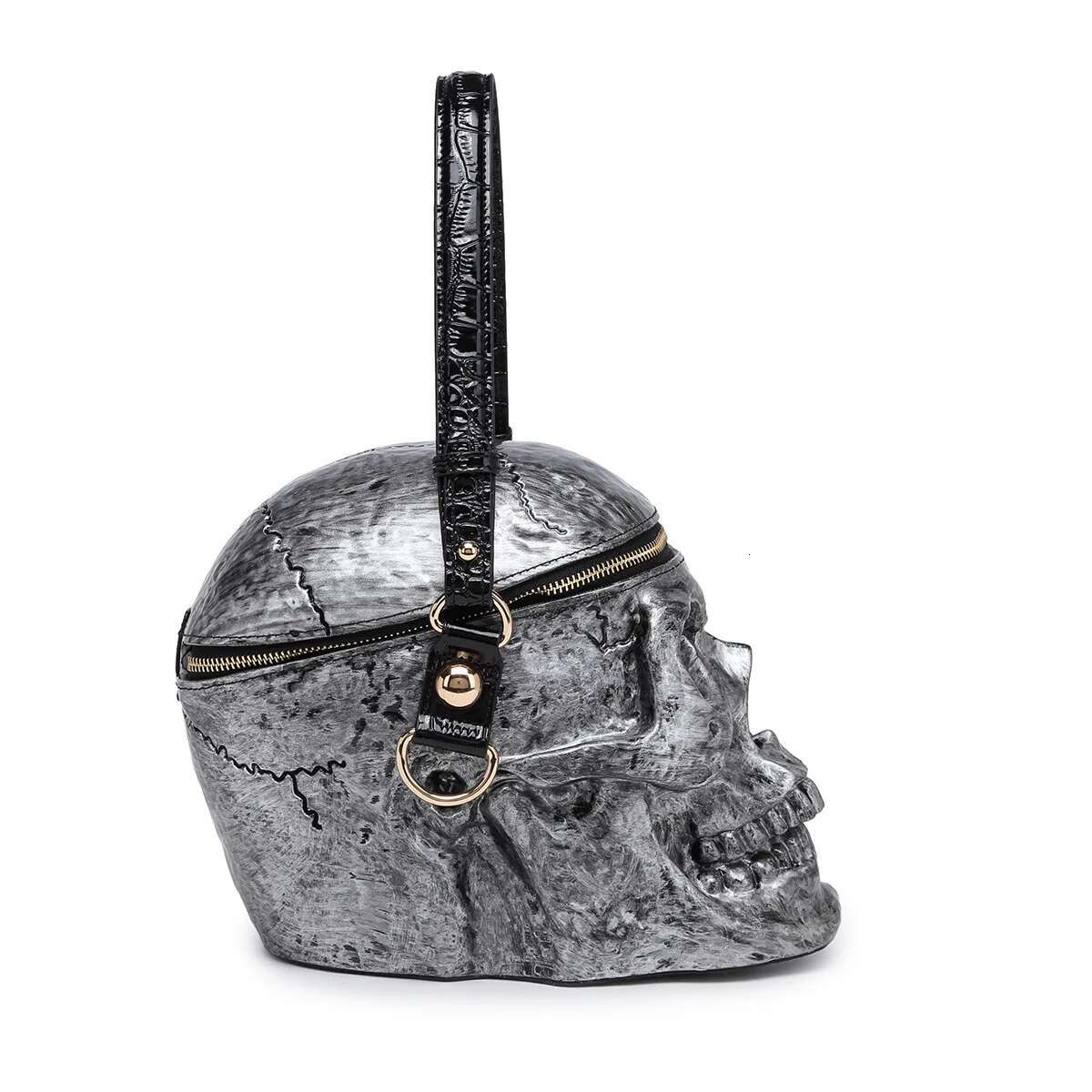 2025 New Popular Halloween Women's Crossbody Personalized Skull Three-Dimensional Special-Shaped Bag