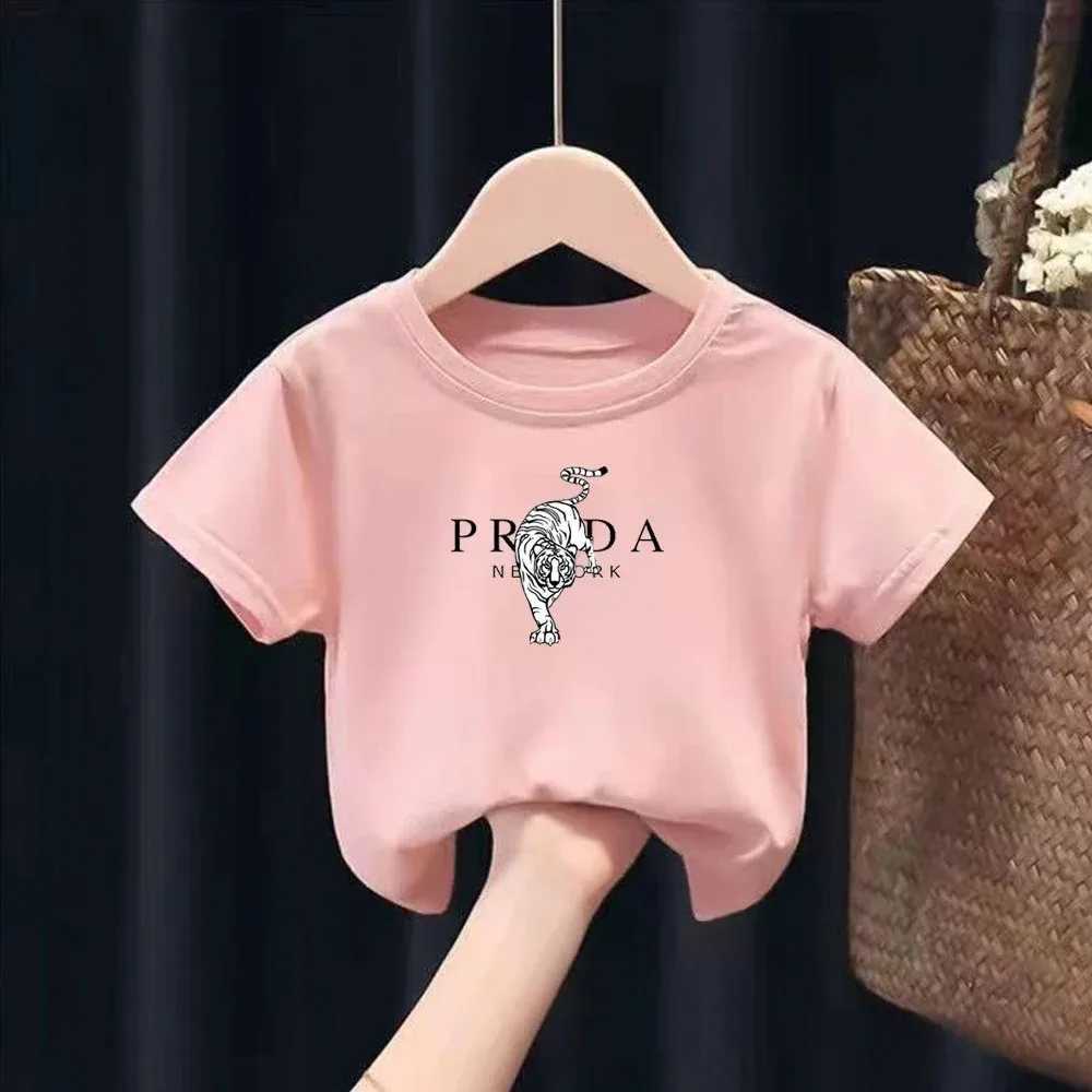 2024 New Fashion Luxury Brand TShire Childrens Casual Street Clothing Baby T-shirt Boys Clothing Anime Girls Top Childrens Free T-shirt X250327