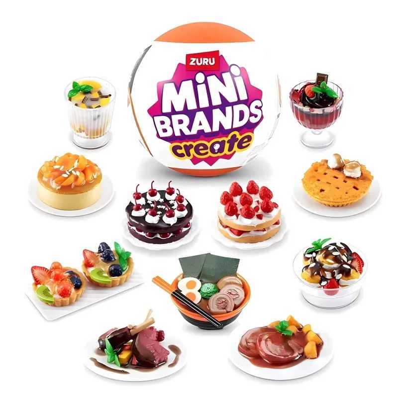 Mini Brand Toys 5 Surprise Mini Brand Toys Mini Toys Mysterious Blind Box Foodie Create Ball Mini Toys X250327