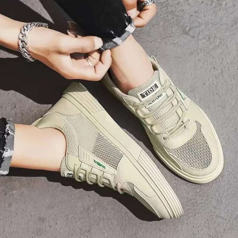 Summer Men Casual Sneakers Outdoor Breathable Comfortable Air Cushion Running Student Boards Shoes Hot Sale Versatile