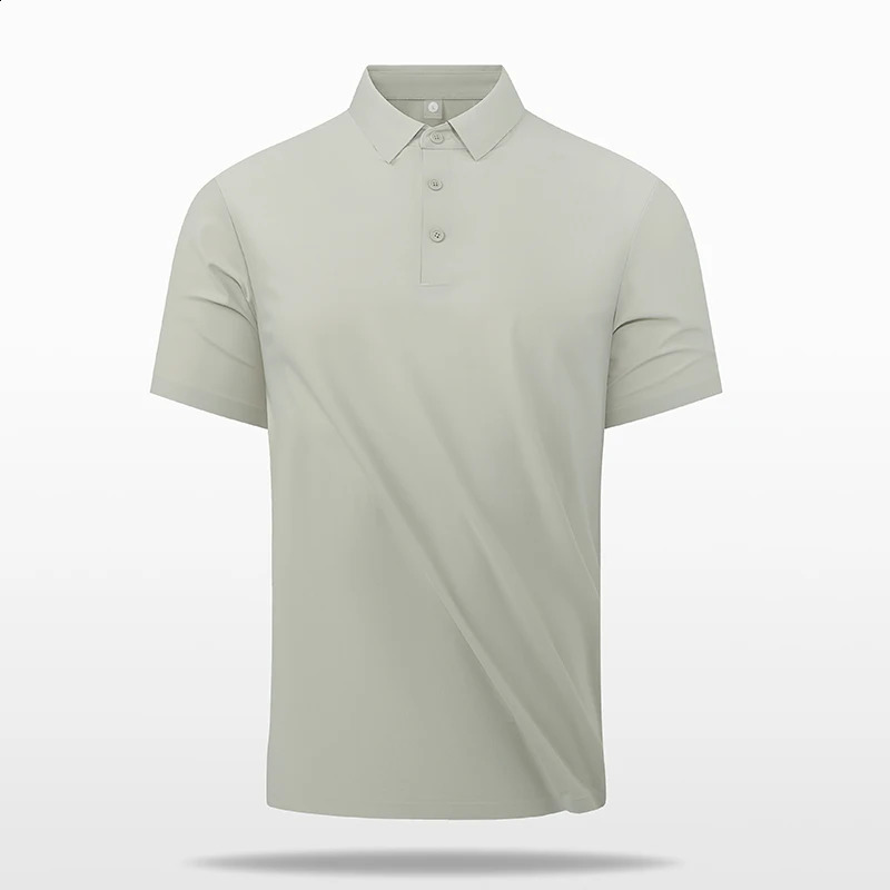 Summer Mens Outdoor Sports and Leisure Polo Shirt High Quality Comfortable Breathable Golf Sports and Fitness T-shirt 250327