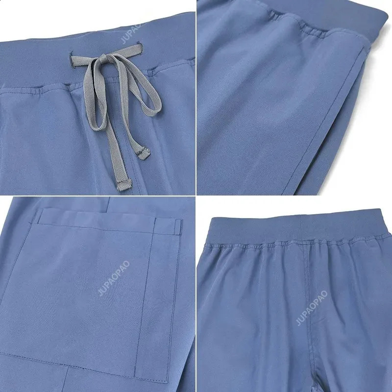 Nurse Uniform Female Hospital Doctor Male Sports Shirt Nursing Pants Neutral Workshop Beauty Spa Work Clothes 250326