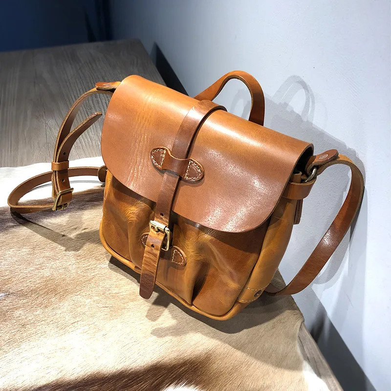 PNDME y natural leather mens messenger bag casual retro ner real cowhide outdoor handmade brown shoulder 250326