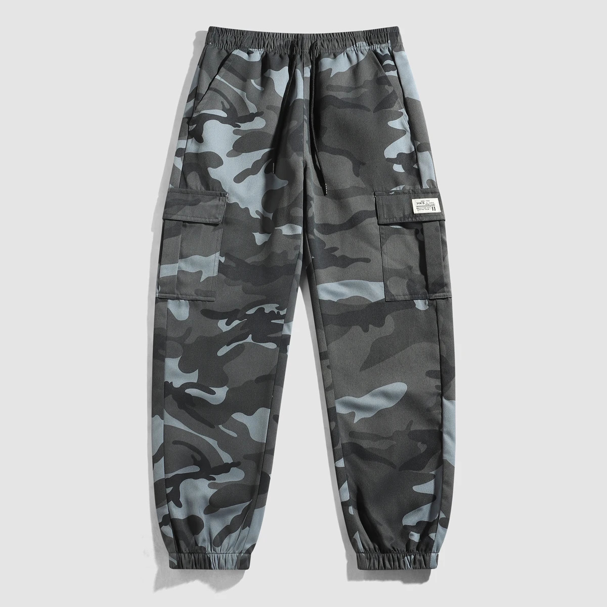 Sports Jogger Mens Large Cargo Pants Gym Trouser Camo Multi Pocket Military Full Length XXS3XL 250327