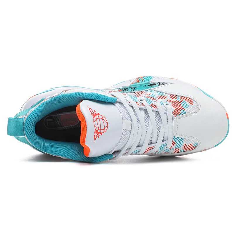 Xiai Youpin Sneakers Light Non Slip Cushioning Basketball Shoes Men Breathable Couple Running Shoes Wen Hard Wear Footwears Z250326
