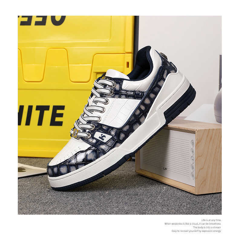 2025 Brand sneakers High top leather letter printed high-end gold White sneakers Fashion casual shoes Sports running basketball shoes Men's sneak