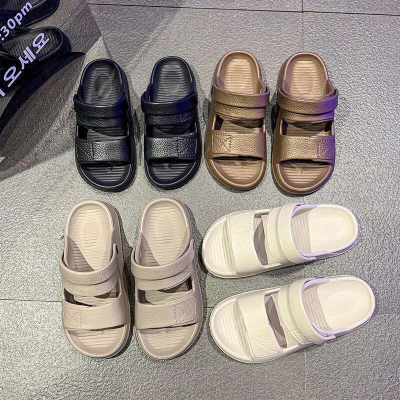Summer Men New Non-slip Outdoor Sandals Comfortable Soft Bottom Indoor Slippers