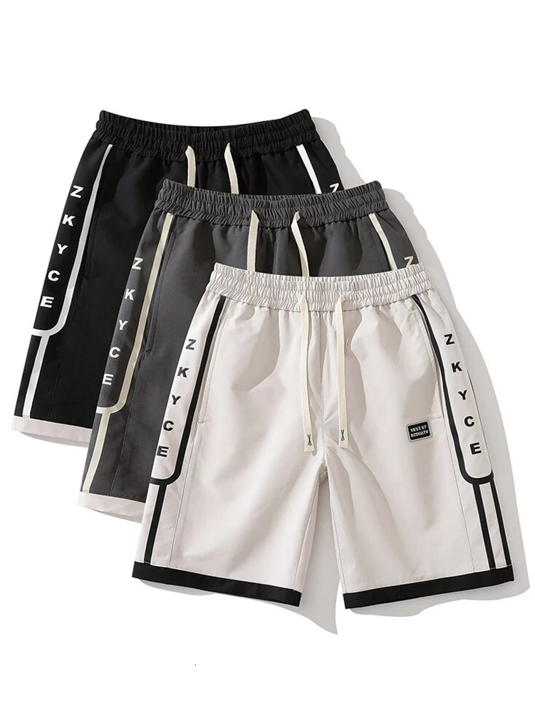 Letters 2025 Summer Arrival Sports Shorts Men Comfortable Elastic Waist Clothing Male Breathable Short Trousers 250322