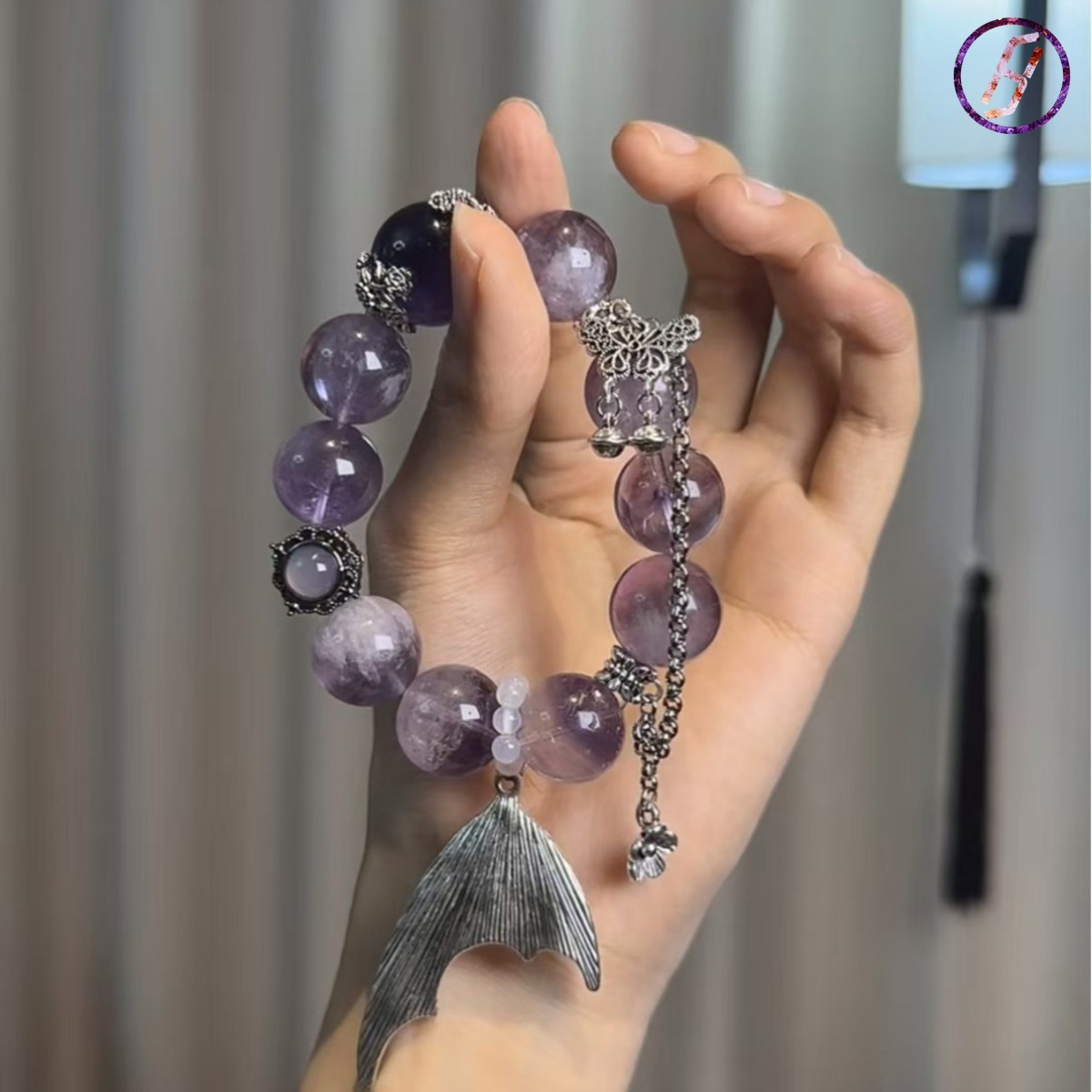 Pure Natural Energy Crystal Amethyst Rose Quartz Azeztulite Y2K Popular Designer Bracelets Designer Jewelry Women's Jewelry Karmic Imprinting Gem