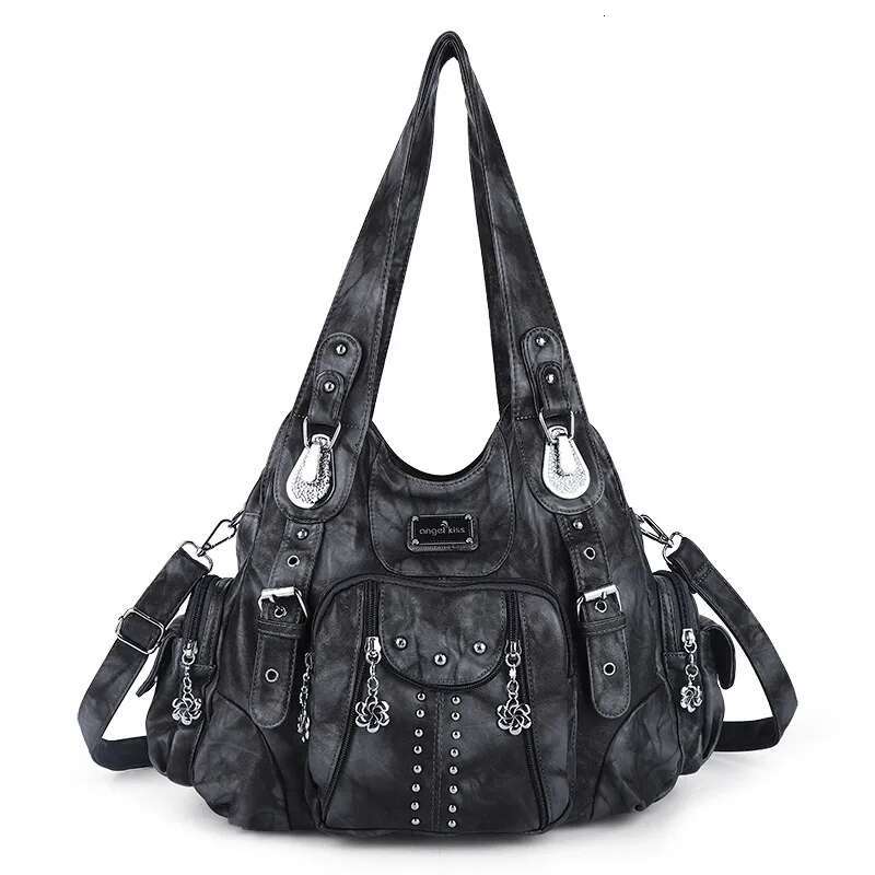 Fashion Handbags Women Bags PU Leather Handbag Female Satchel Big-Capacity Shoulder Purse Bag Bolsa Feminina