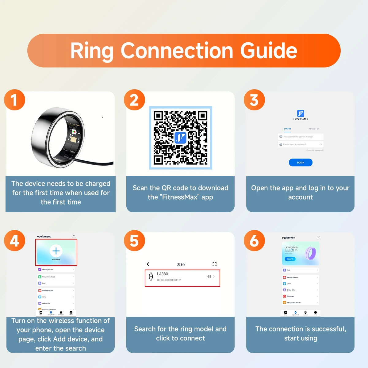 low-power smart ring multifunctional mode blood pressure measurement and monitoring IP68 waterproof Bluetooth 5.0 250322
