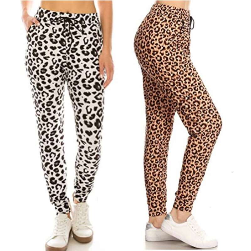 Women Yoga Pants Hip Lifting Male And Female Leopard Print Wild Fitness Outerwear Leggings Yoga Pants