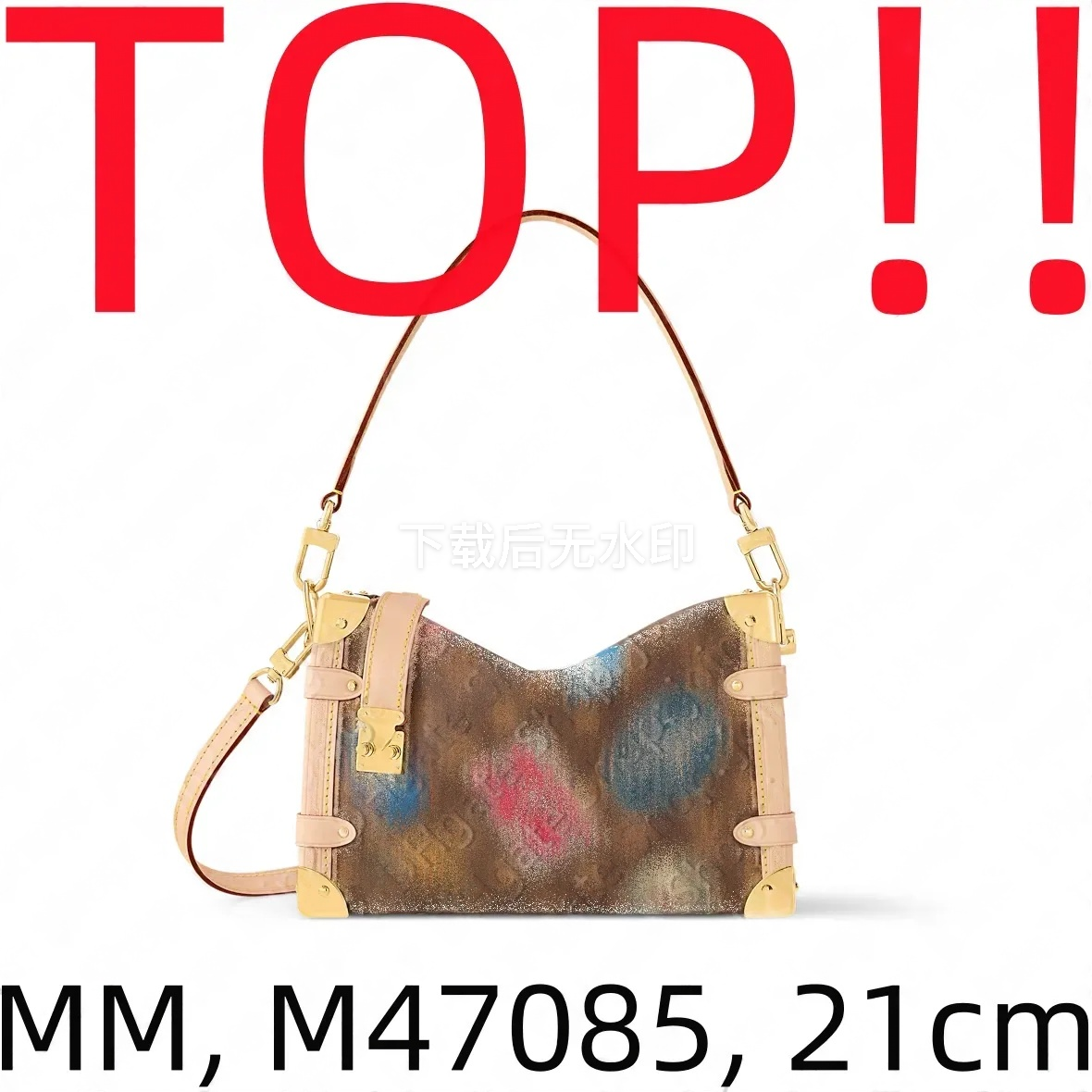 TOP. M47085 SIDE TRUNK GM MM PM Designer Lady Cross Body Shoulder Handbag Purse Tote Bag