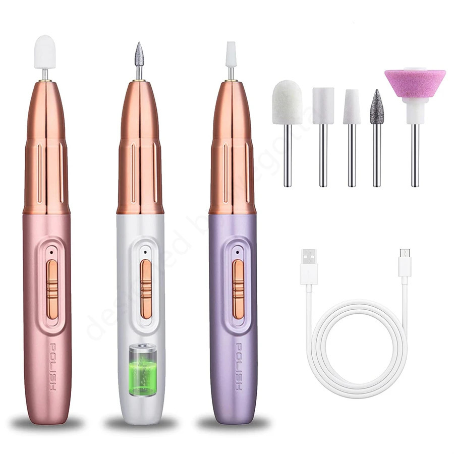 WEGOTTA Rechargeable Electric Nail File for BeginnerPortable Electric Nail Drill for Home Manicure 250324