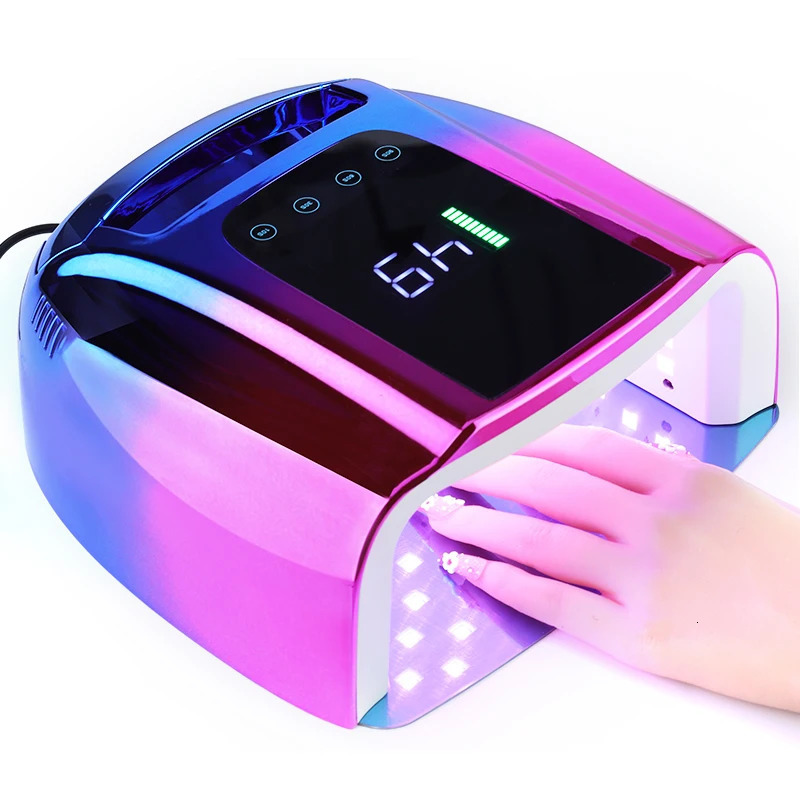 Professional hybrid pro curing coreless LED UV lamp 4 timing mode nail dryer gel polishing fast drying salon 250325