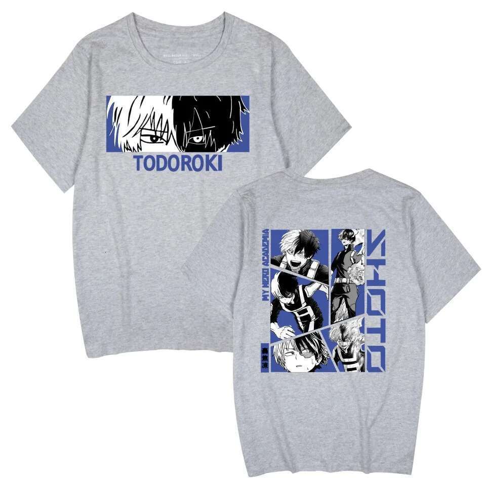 My Hero Academy Customized Summer Printed Men s High Quality Cotton Casual T shirt Fashionable and Comfortable Street Clothing