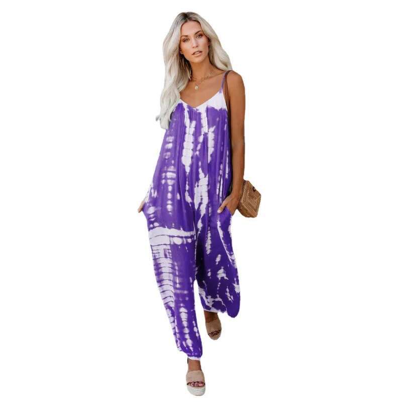 Dongdumaoyi Nieuwe Dames Halter Sexy Wijde Pijpen Jumpsuit