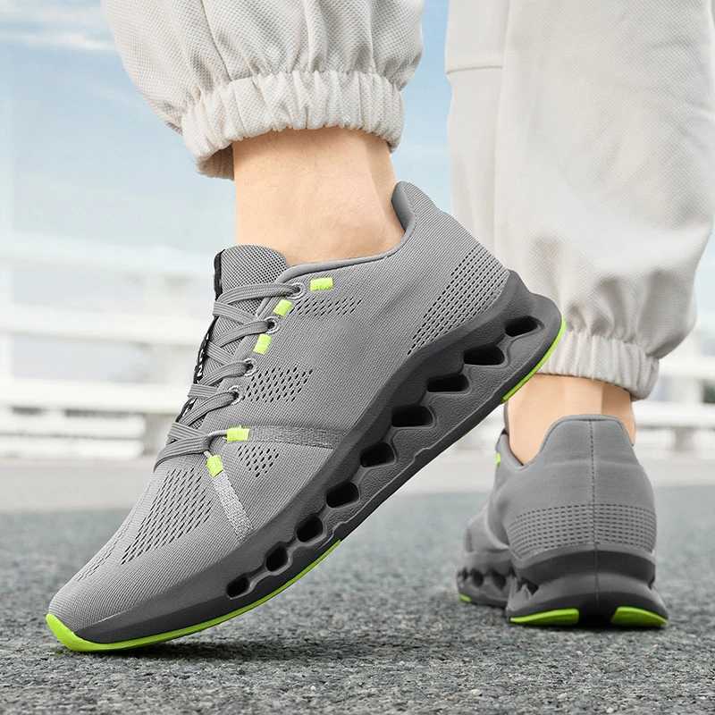High quality green original brand sports shoes mens mat platform mens running shoes breathable mens coaching machine Chaussure Hommes Y250325
