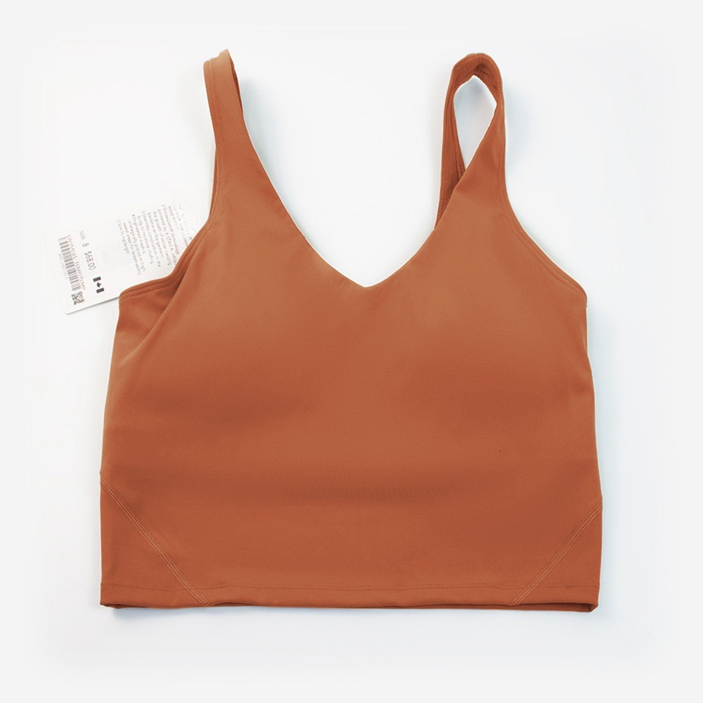 New Yoga Clothes Nylon Naked Tight Sports Women Bra Versatile Fitness Back Underwear Tank Top Gather