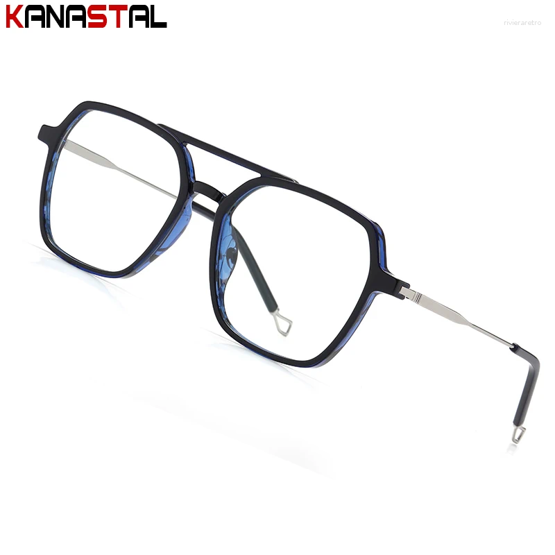 Sunglasses Prescription Reading Glasses Men CR39 Optic Lenses Myopia Eyewear Women Blue Light Blocking Computer TR90 Metal Eyeglasses Frame