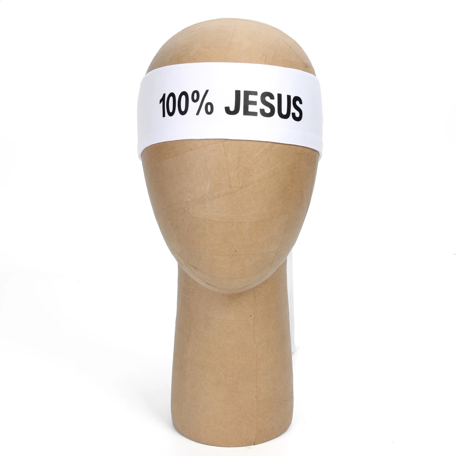 100% Jesus Sport Tie Headband Soccer Football Athletics Fitness Sweatband Bandana 250327