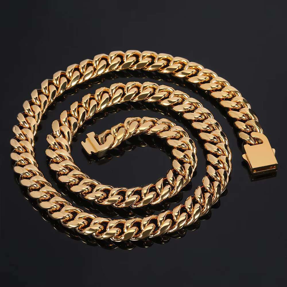 Wholesale Joyeria Acero Inoxidable Gold Plated Jewelry Figaro Chain Miami Curb Cuban Link Necklace Bracelet Mens Jewelry Set