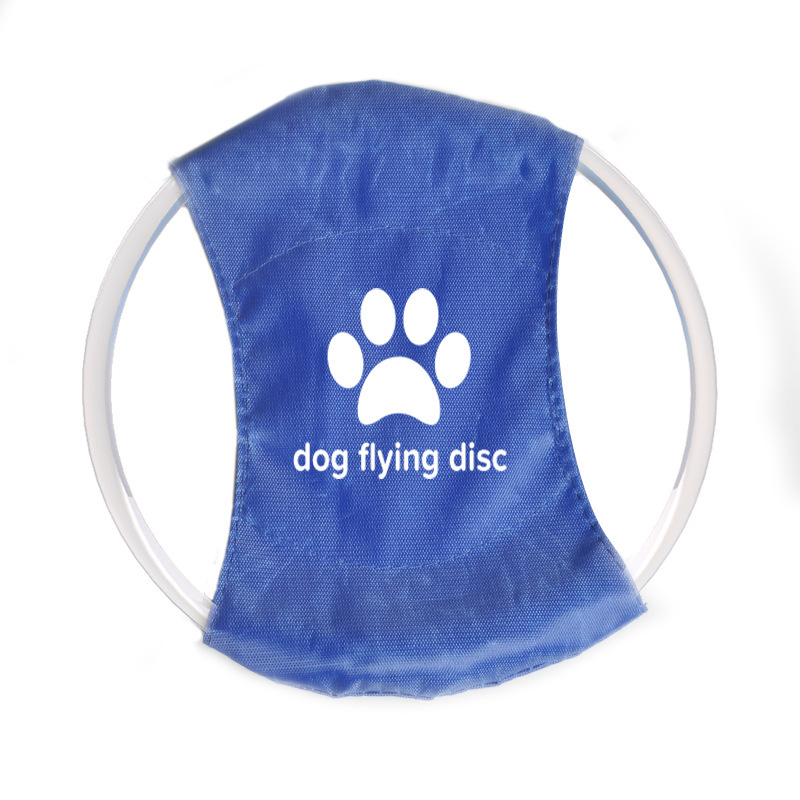 Glowing Dog Flying Disc Brightly Lit, Rechargeable LED Plaything for Canine Training