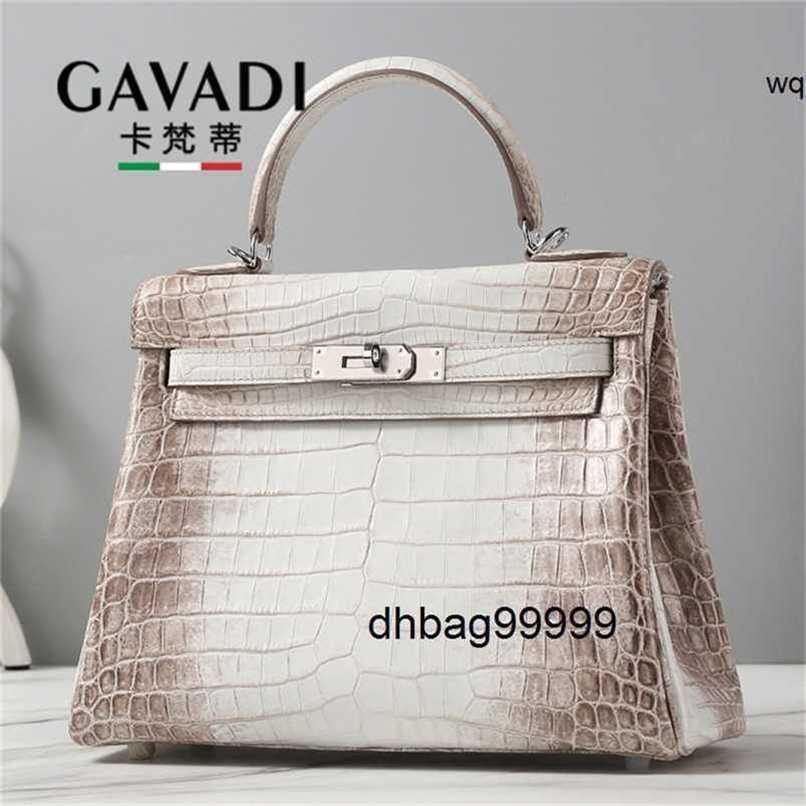 Women Himalayan Bags Stylish Handbag Imported Crocodile Skin genuine leather crocodile leather handbag pure handmadeU0PZ