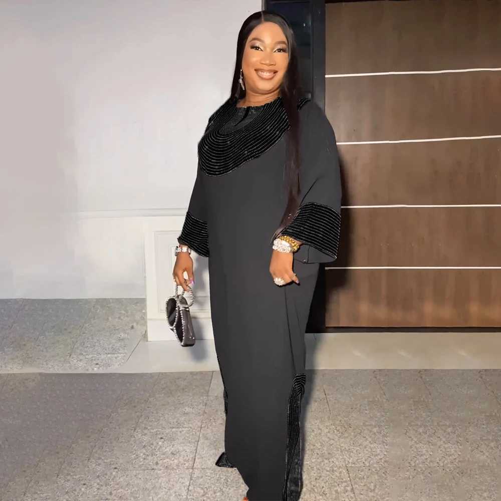 2025 Abayas For Women Dubai Luxury 2025 African Muslim Fashion Dress Caftan Marocain Evening Party Dresses Boubou Robe Djellaba Femme X2505146