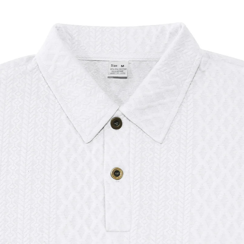 Cross border European and American mens casual collar jacquard knitting settop box for spring summer 24 250326