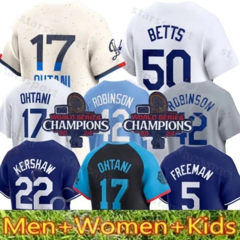 Custom Gold Dodger 17 Shohei Ohtani 18 Yamamoto Mookie Betts Jersey Freddie Freeman Noah Syndergaard Julio Urias Justin Turner Clayton Baseball Jerseys