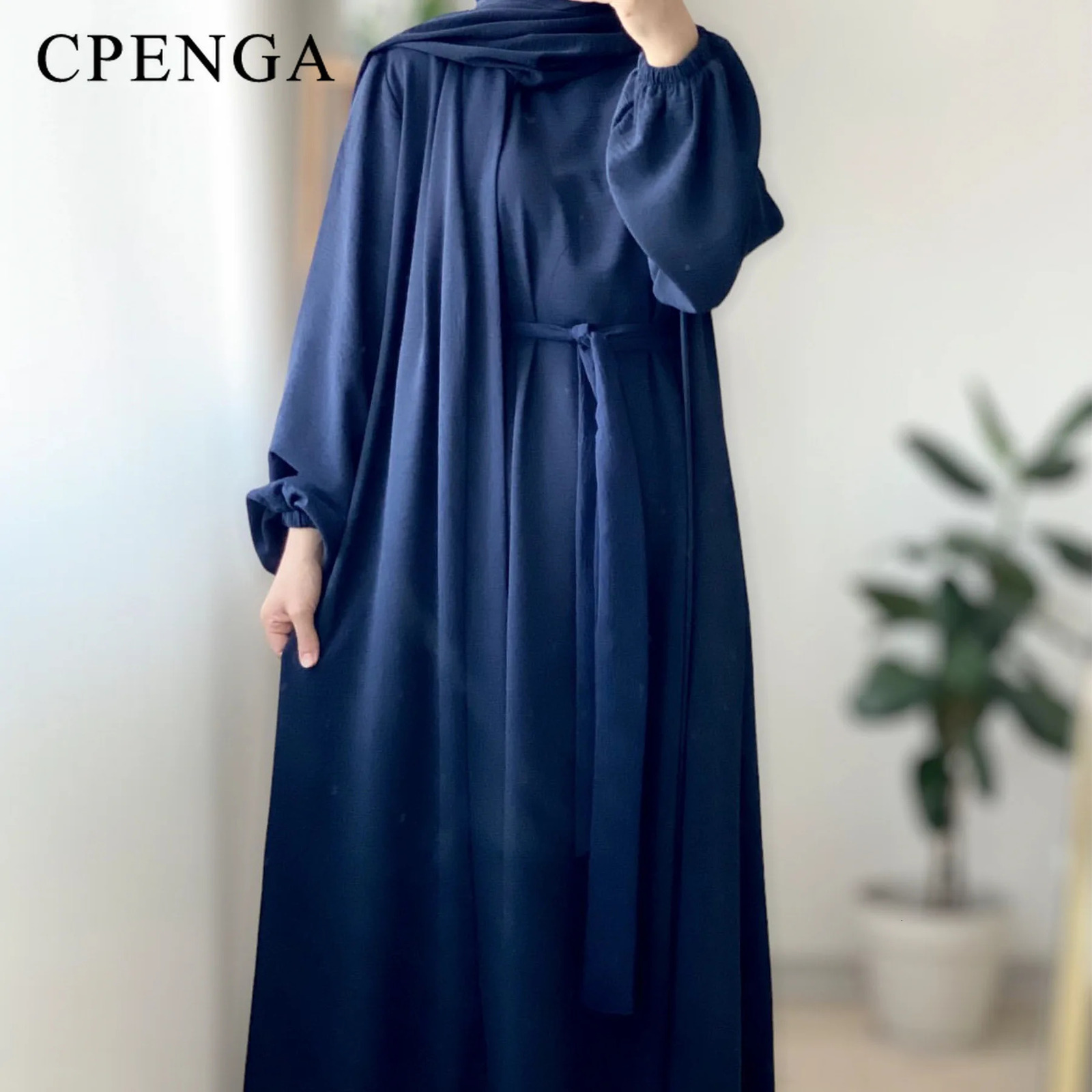 Muslim Set Womens Ramadan Prayer Dress Humility Eid al Fitr Dubai Abaya Islamic Clothing Elegant Party 250326